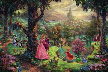Sleeping Beauty TK Disney Ölgemälde